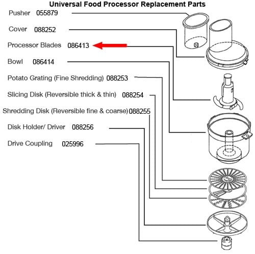 Processor Blades For Bosch Food Processor Attachment Bosch