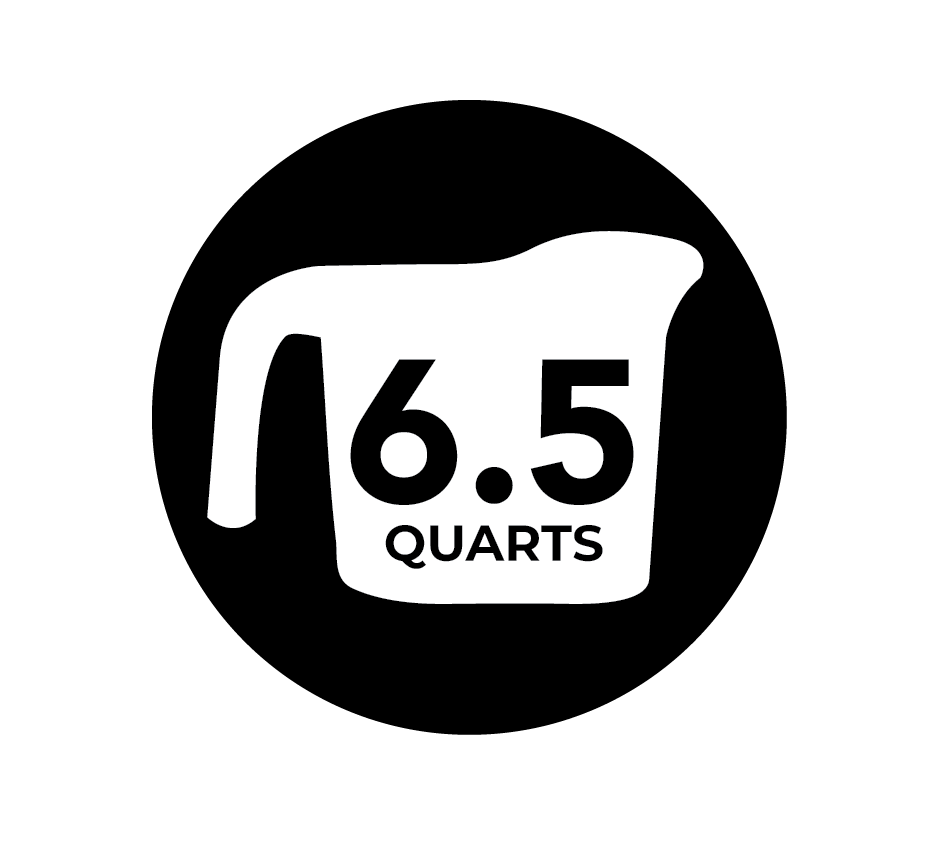 6.5 Quarts Capacity Graphic