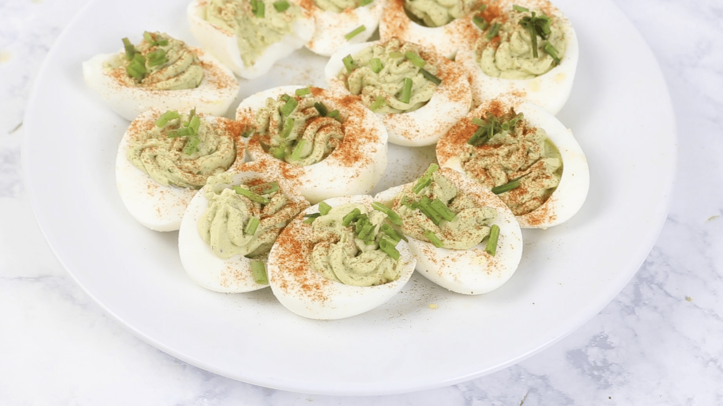 Guacamole Deviled Egg Plate