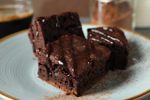 Chocolate Cake Squares