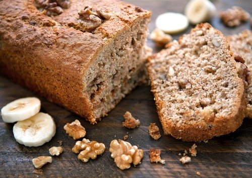 Sliced Walnut Cake