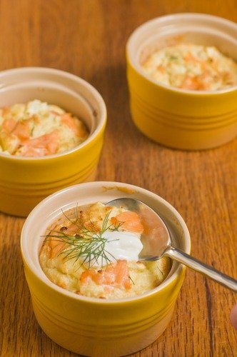 Smoked Salmon Souffle