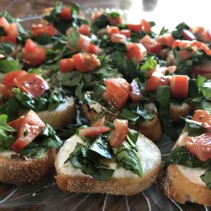 Plate of Bruschetta