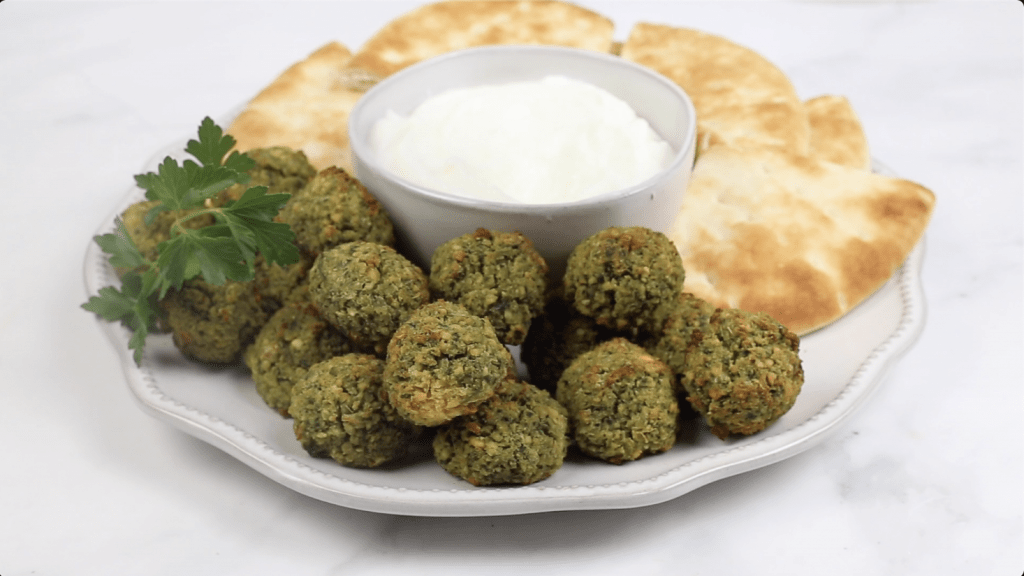 Plated Falafel