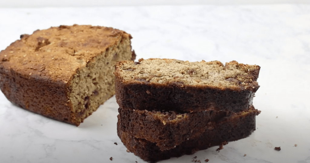 Sliced Chickpea Banana Bread