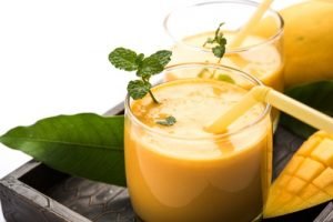 Glass of Mango Lassi