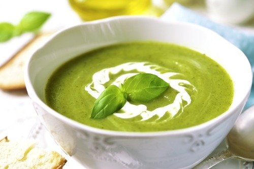 Bowl of Zucchini Soup