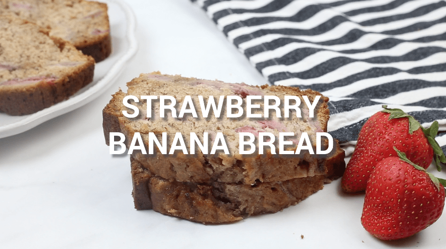 Strawberry banana bread
