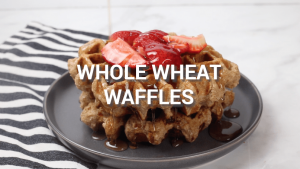 Whole wheat waffles