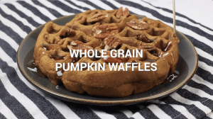 Whole wheat waffle recipe