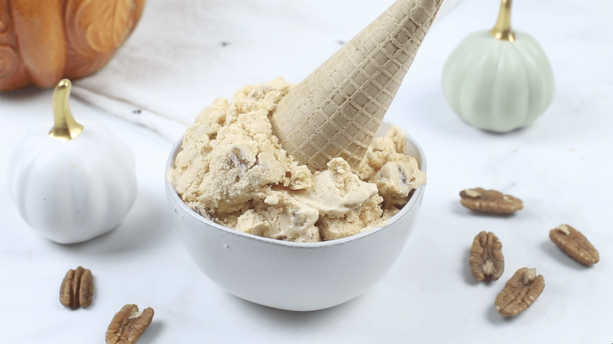Pumpkin Pecan Ice Cream w/ White Chocolate Bosch Mixers USA