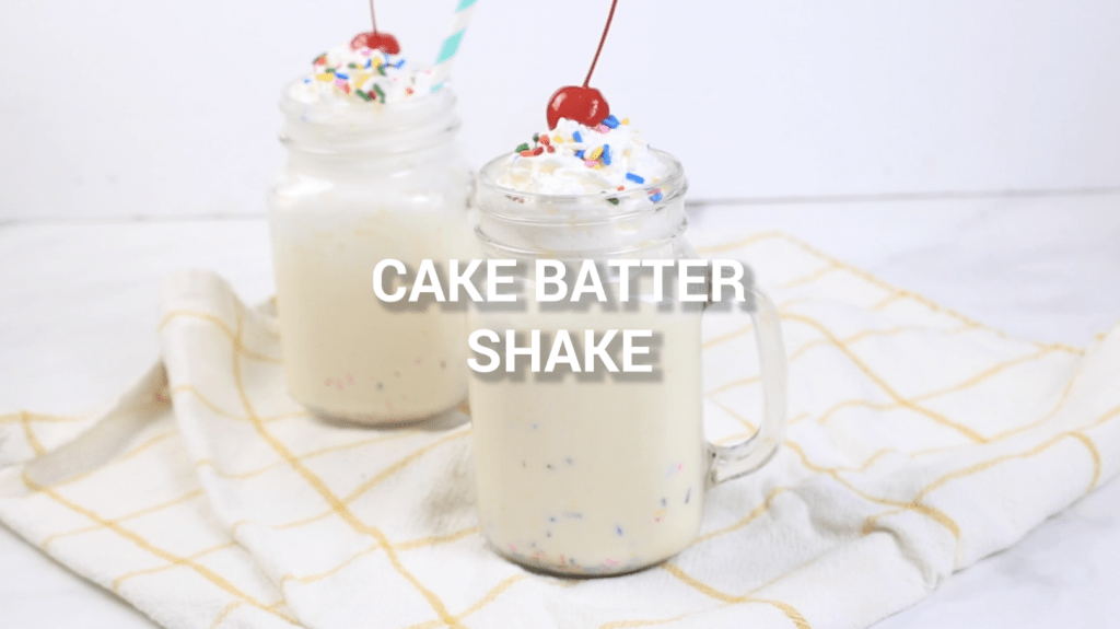 cake batter shake
