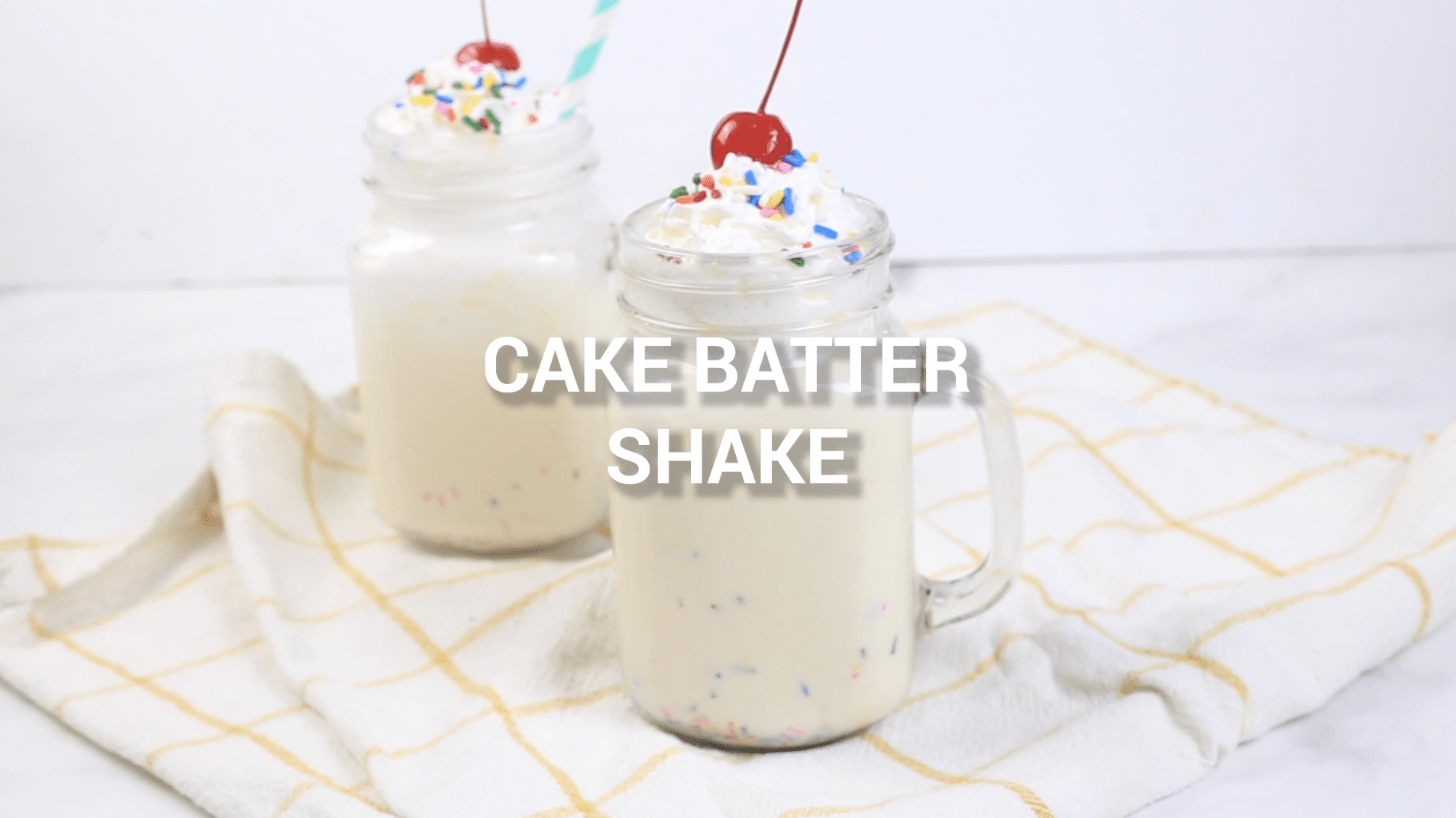 cake batter shake