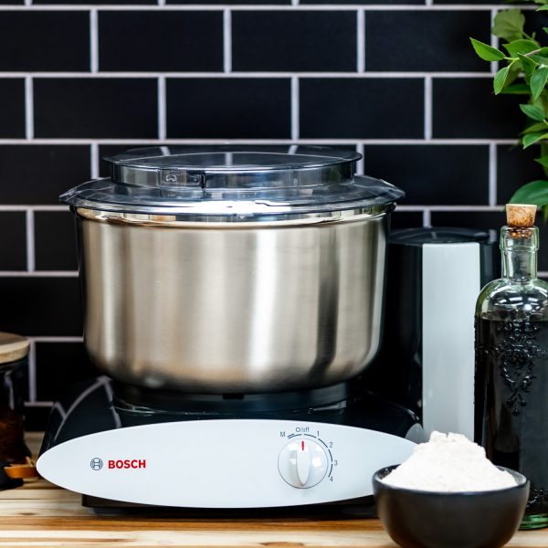 Bosch mixer black in kitchen